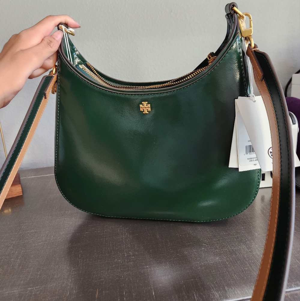 NWT Tory Burch Pine Tree Emerson Bag